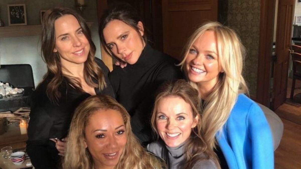 Reunión de las Spice Girls, en una foto del perfil de Instagram de Victoria Beckham.-INSTAGRAM