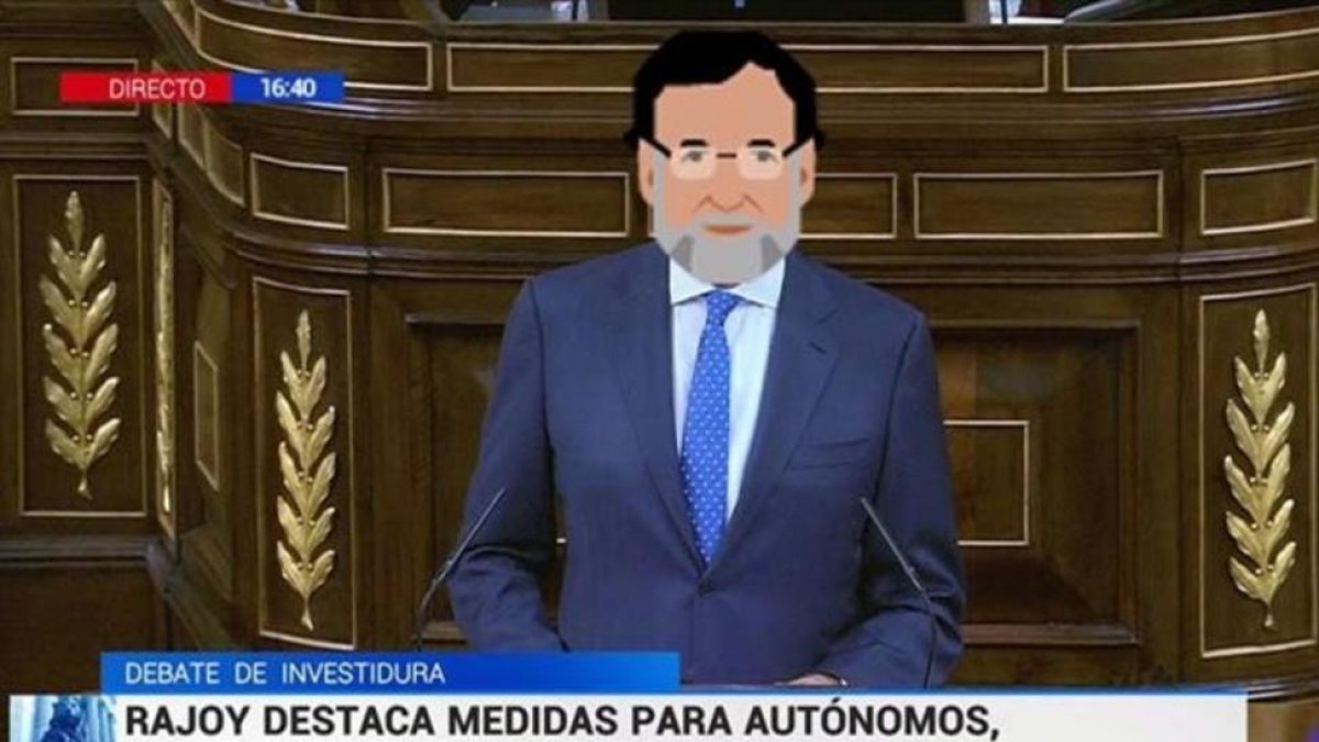 Meme en Twitter sobre la investidura de Mariano Rajoy-TWITTER