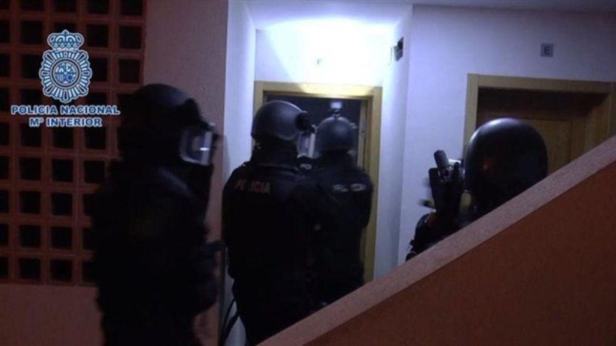 Detención policial del yihadista en Málaga.-POLICÍA NACIONAL