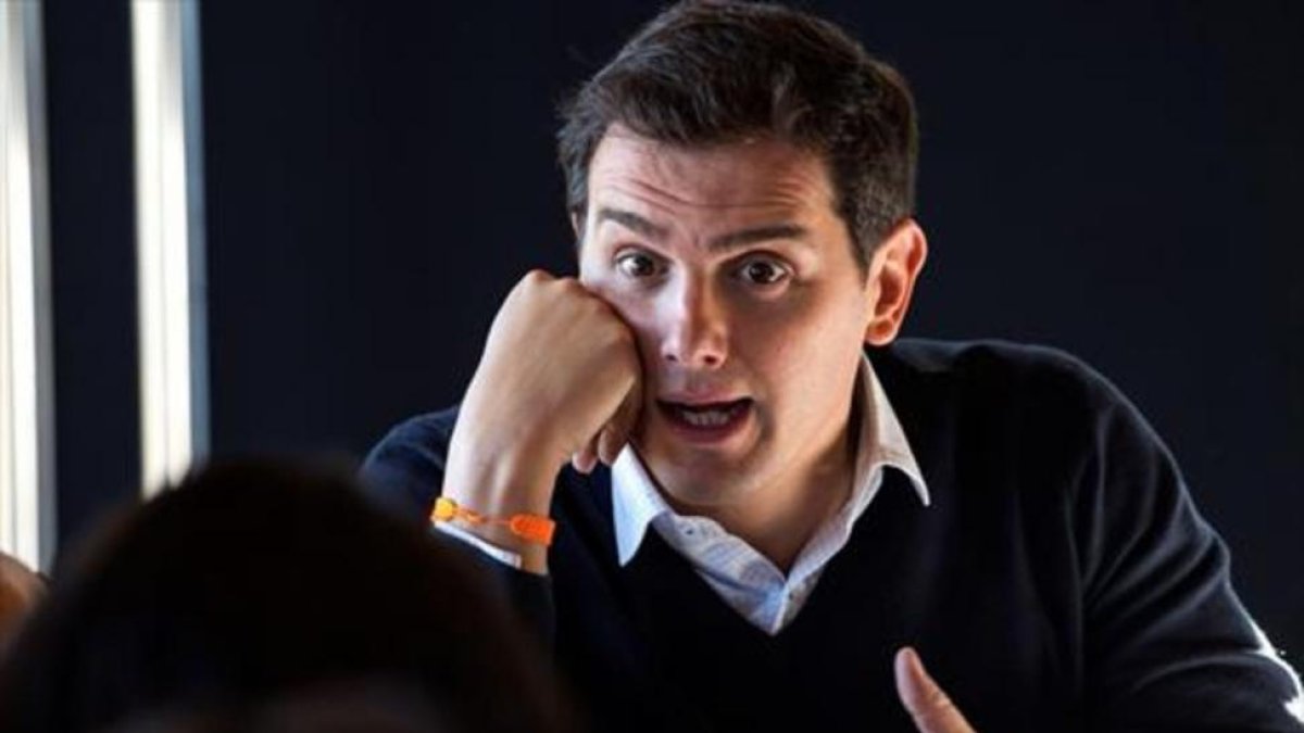 Albert Rivera, durante una reunión del comité ejecutivo de Ciudadanos.-EFE / ISMAEL HERRERO