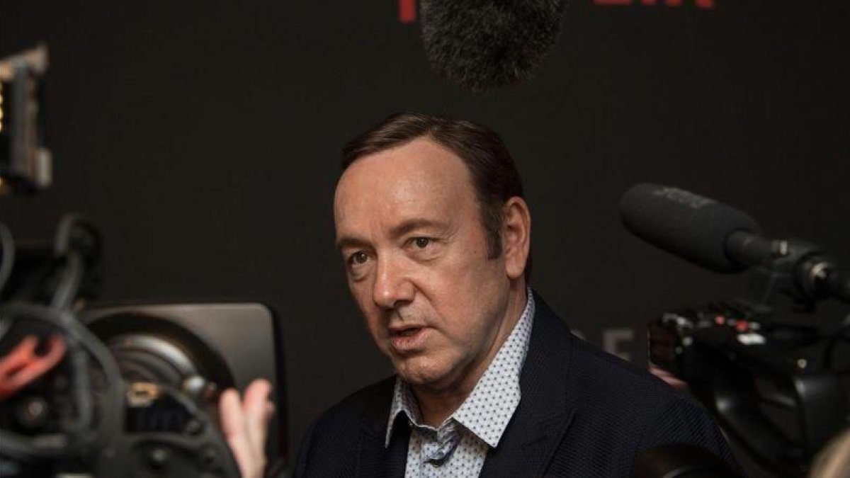 El actor Kevin Spacey, en la presentación de la serie de Netflix House of Cards, en el 2016.-NICHOLAS KAMM (AFP)