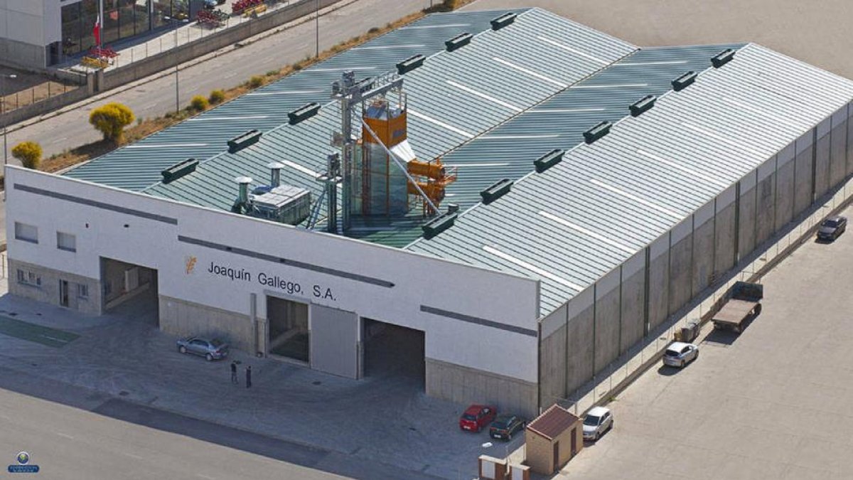 Instalaciones de la empresa Joaquín Gallego en el polígono industrial La Dehesa de Almazán-VALENTÍN GUISANDE