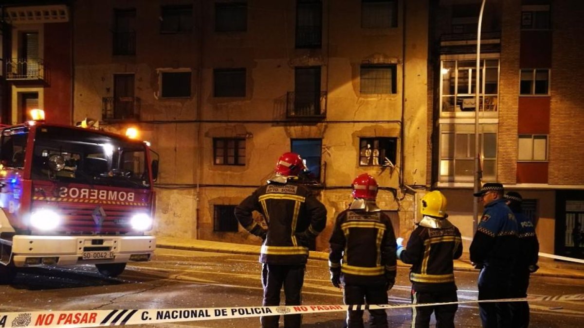 Un vecino de Soria hace explotar intencionadamente una bombona de butano en su domicilio-ICAL