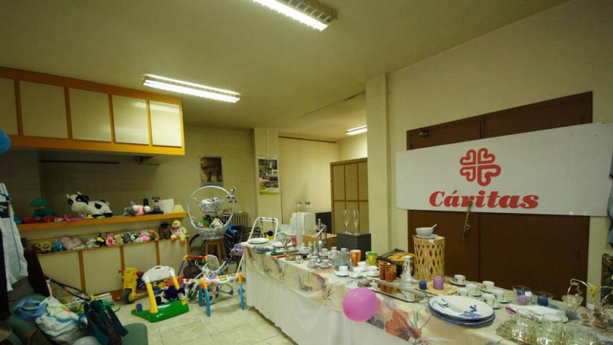 Instalaciones del rastrillo solidario.-GERARDO GOZÁLEZ