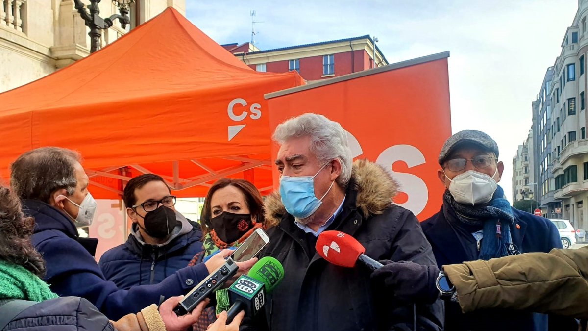 José Ignacio Delgado, candidato a procurador por la provincia de Burgos. TOMÁS ALONSO