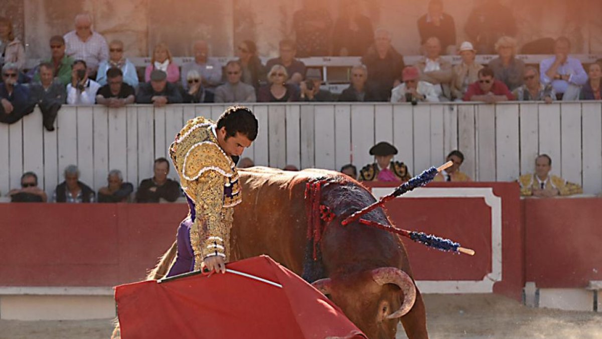Morenito de Aranda en la plaza de toros de Arles.-ISABELLE DUPIN