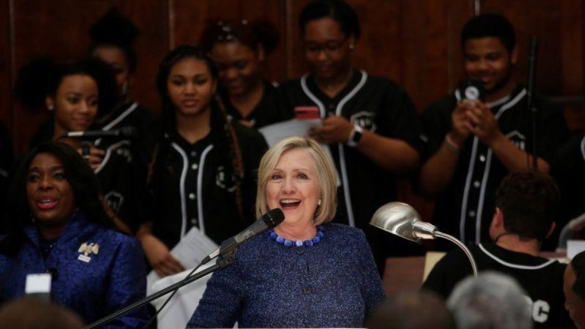 Hillary Clinton durante un evento de derechos humanos.-REUTERS