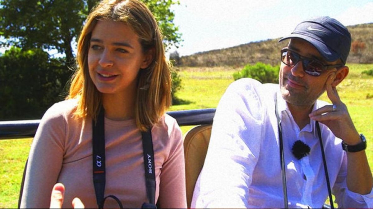 Risto Mejide y Laura Escanes, en el programa 'Planeta Calleja'.-