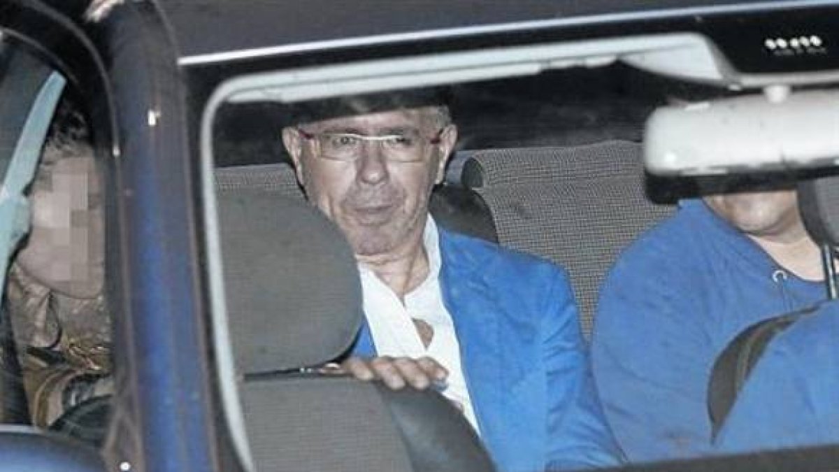 Francisco Granados, en los juzgados de Majadahonda, en la madrugada del viernes.-EFE