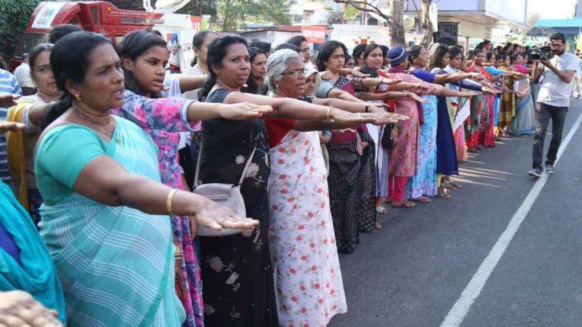 Protestas feministas en la India.-PRAKASH ELAMAKKARA
