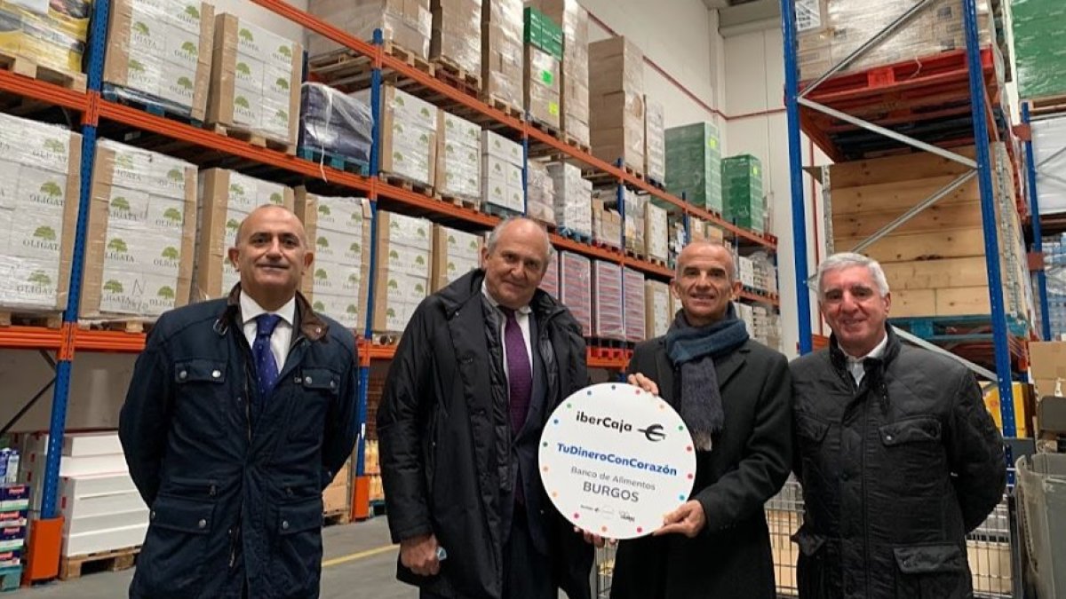  Ibercaja dona 80.000 euros a 12 bancos de alimentos. ECB
