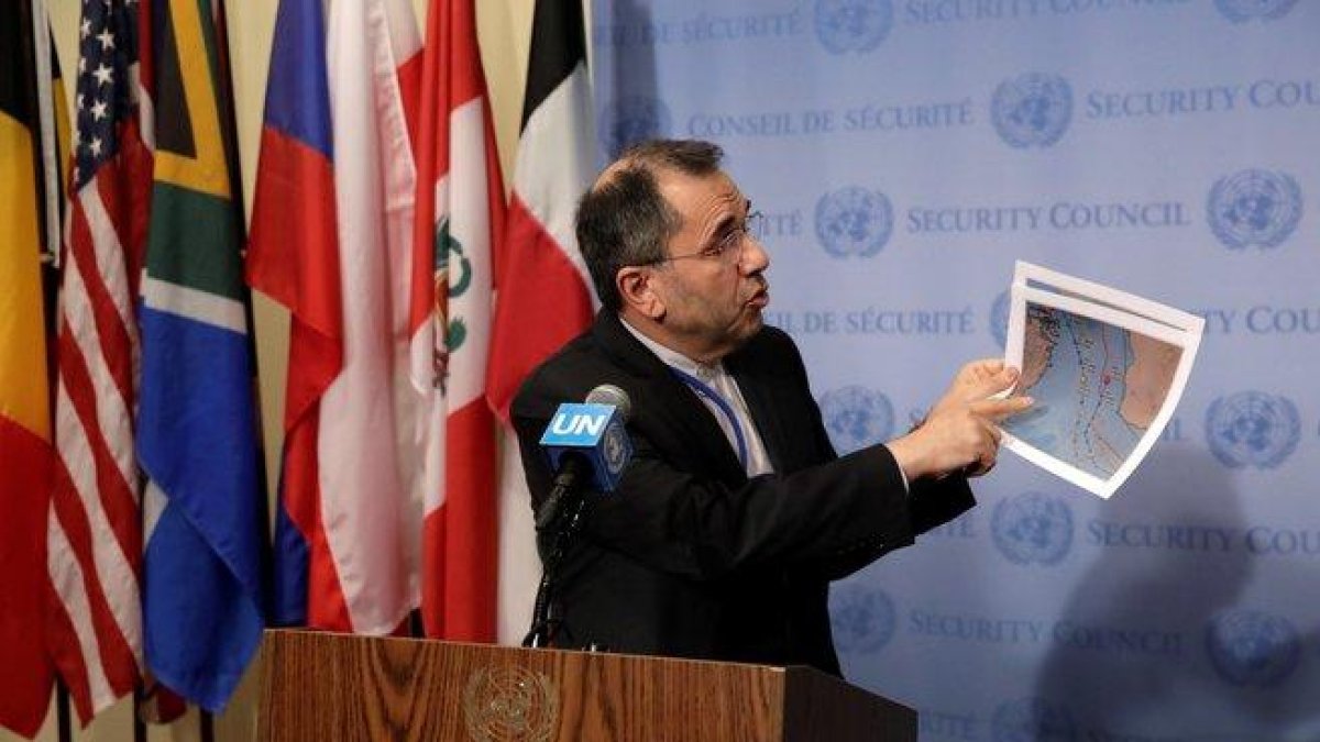 El embajador de Irán ante las Naciones Unidas, Majid Takht-Ravanchi.-EFE / EPA