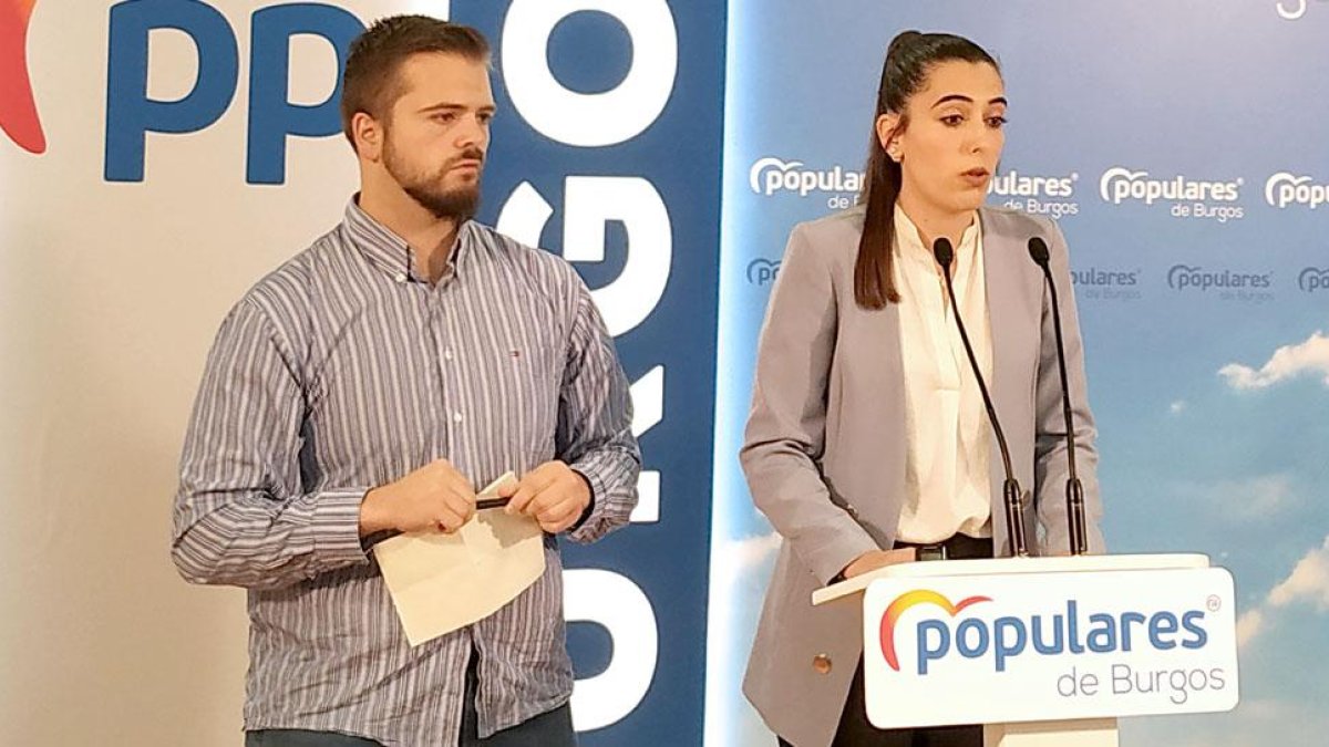 Héctor Martín y Andrea Ballesteros.-ECB