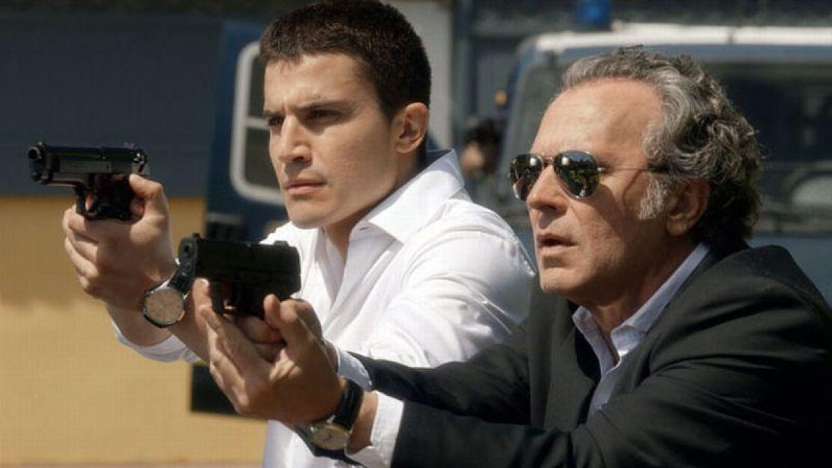 Álex González y Jose Coronado, en 'El Príncipe'.-