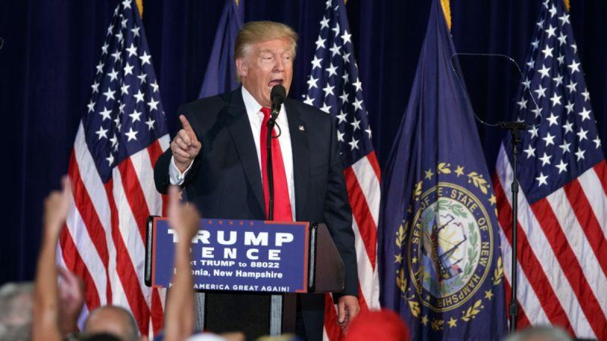 Donald Trump durante un mítin.-Evan Vucci / AP