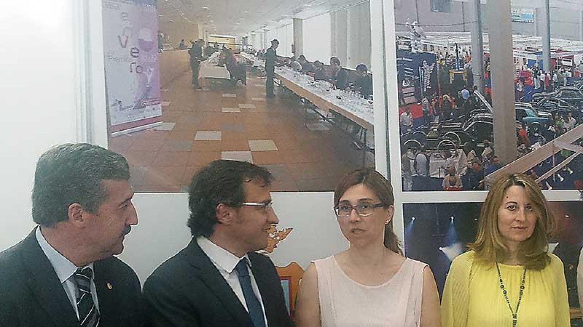 (De izq. a dch.), Fisac, Busto, González y Bombín .-L. V.
