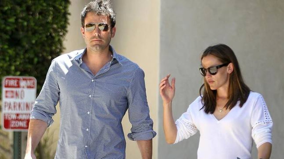 Una imagen de archivo de Ben Affeck y Jennifer Garner.-