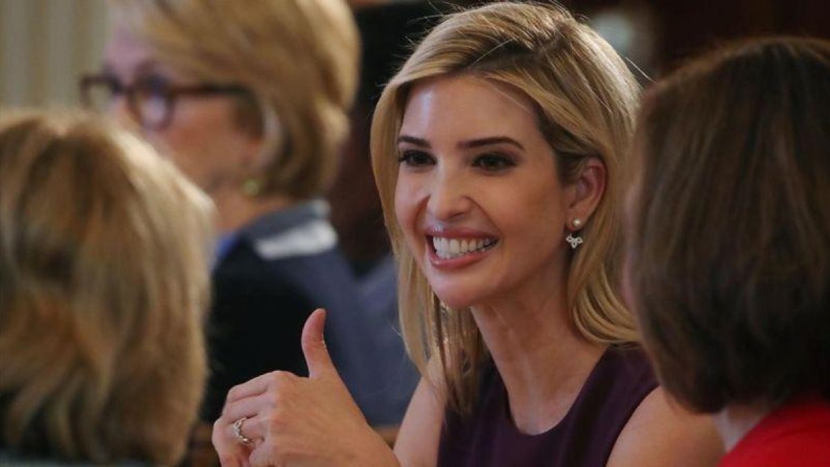 Ivanka Trump, el pasado 8 de marzo en la Casa Blanca.-MARK WILSON