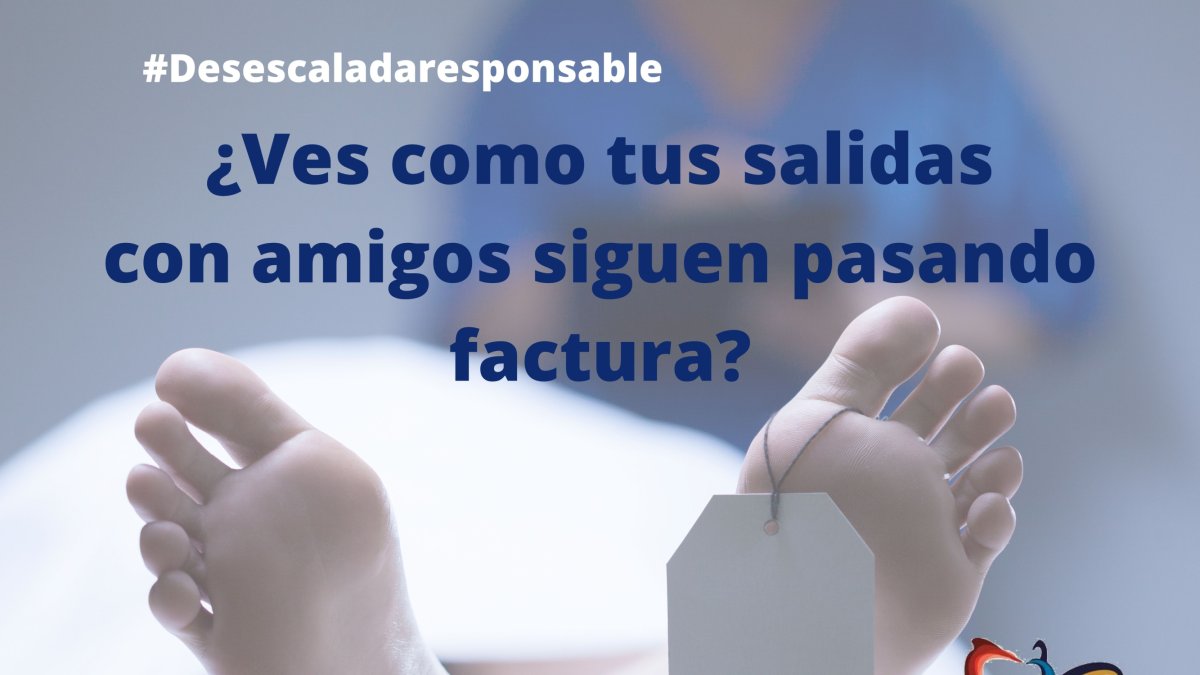 Uno de los carteles de la campaña del Colegio de Médicos. COLEGIO DE MÉDICOS
