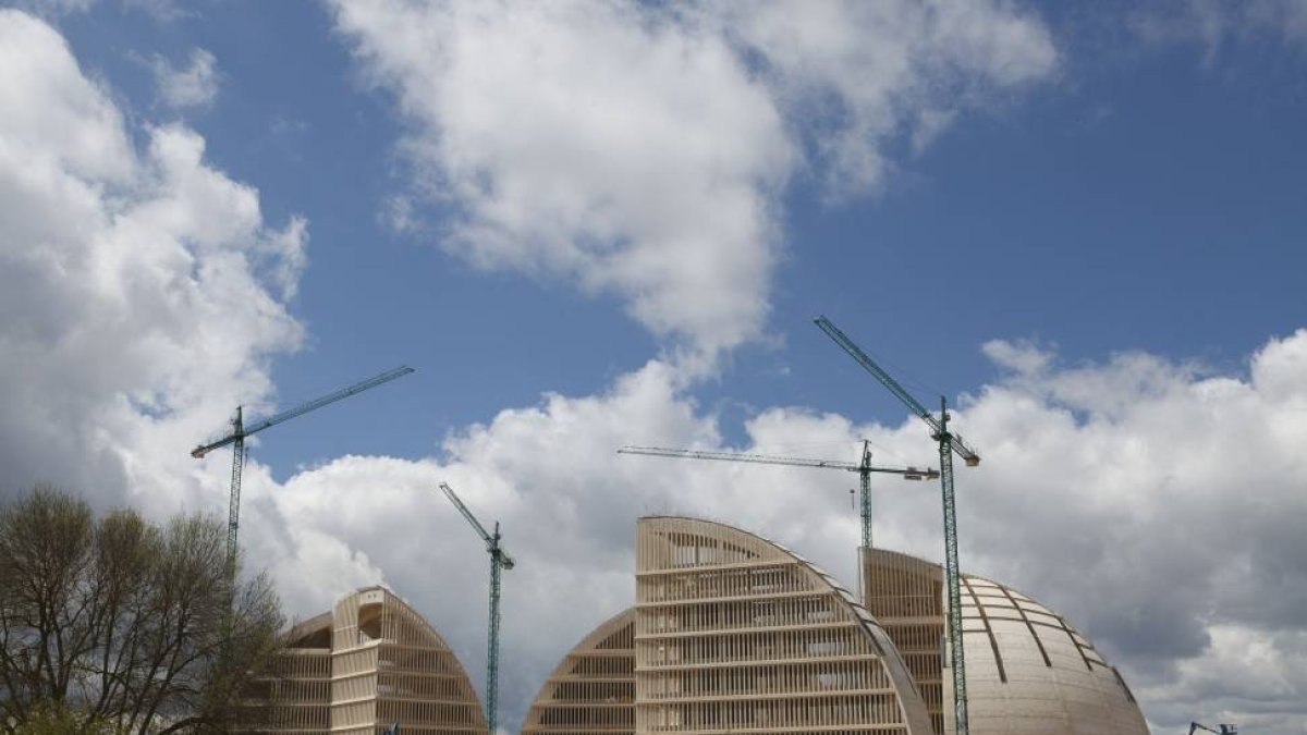 Imagen de archivo de la Cúpula de la Energía en la Ciudad del Medio Ambiente en Garray (Soria)-Ical
