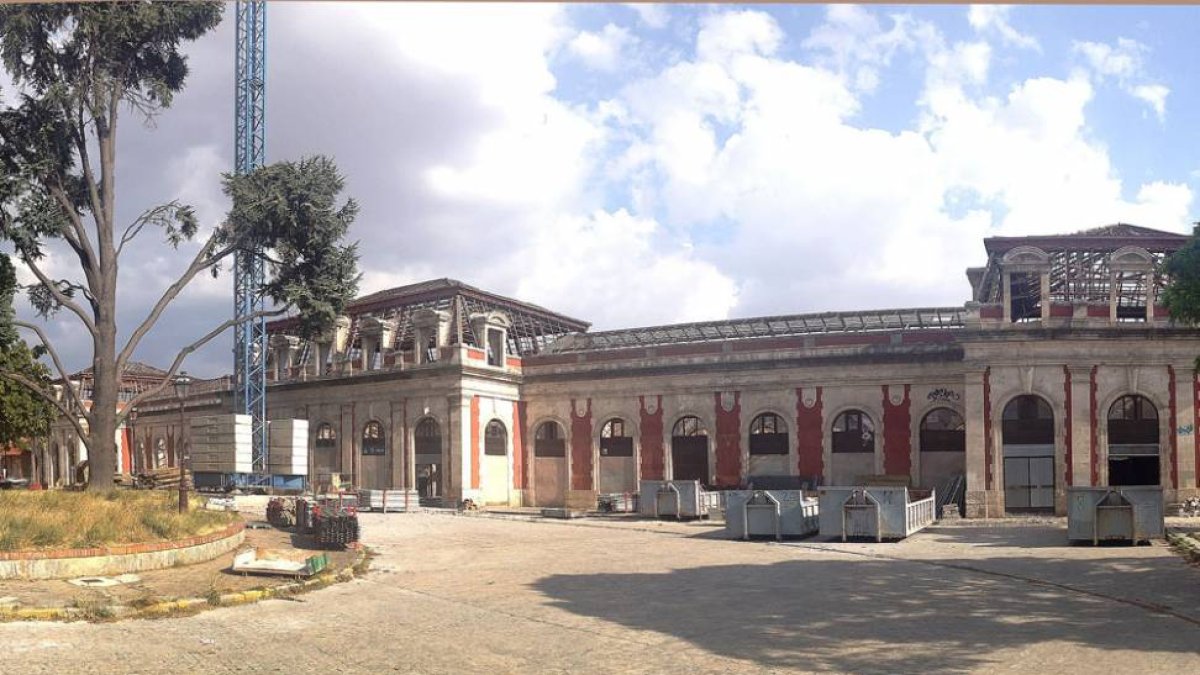 Imagen de la vieja estación de trenes.-ISRAEL L. MURILLO