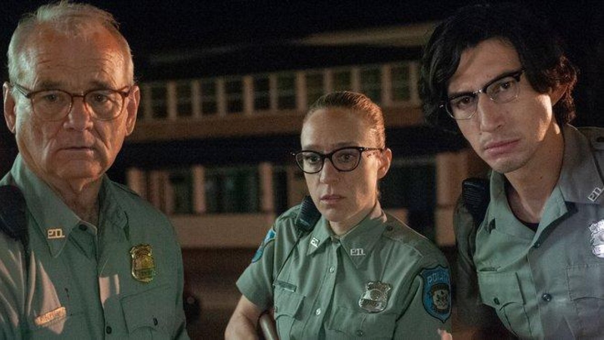 Bill Murray, Chloë Sevigny y Adam Driver, en Los muertos no mueren, de Jim Jarmusch-