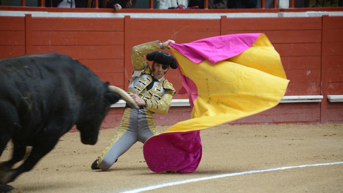JuanJosé Padilla, durante la feria de Aranda del pasado año.-ECB