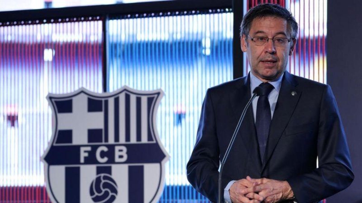 Josep Maria Bartomeu, presidente del Barça.-REUTERS / ALBERT GEA