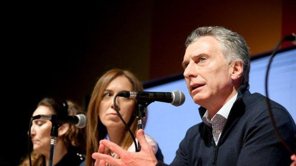El presidente de Argentina, Mauricio Macri, en rueda de prensa.-EUROPA PRESS