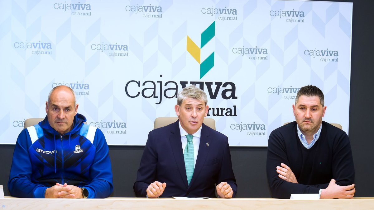 Curro Segura, Jesús María Hontoria y Albano Martínez. TOMÁS ALONSO