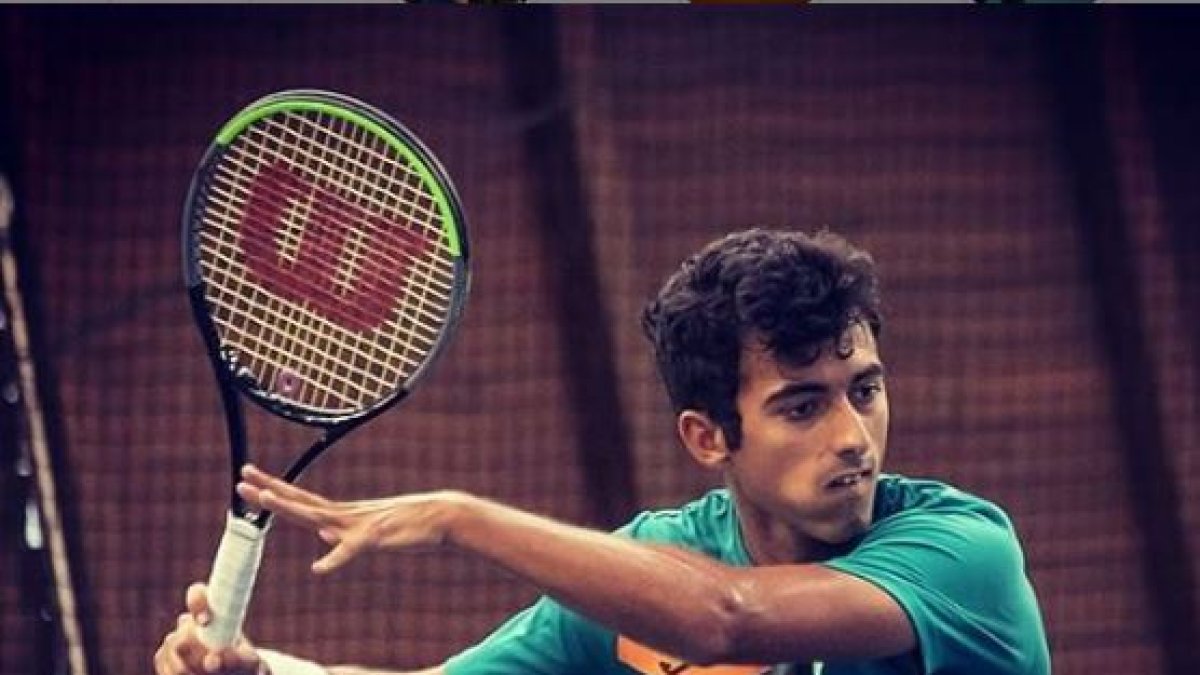 Nicolás Álvarez en acción en uno de sus últimos torneos. ECB