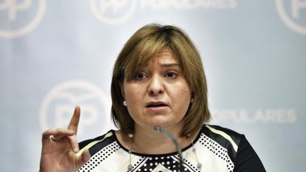 La presidenta del PP valenciano, Isabel Bonig.-MIGUEL LORENZO