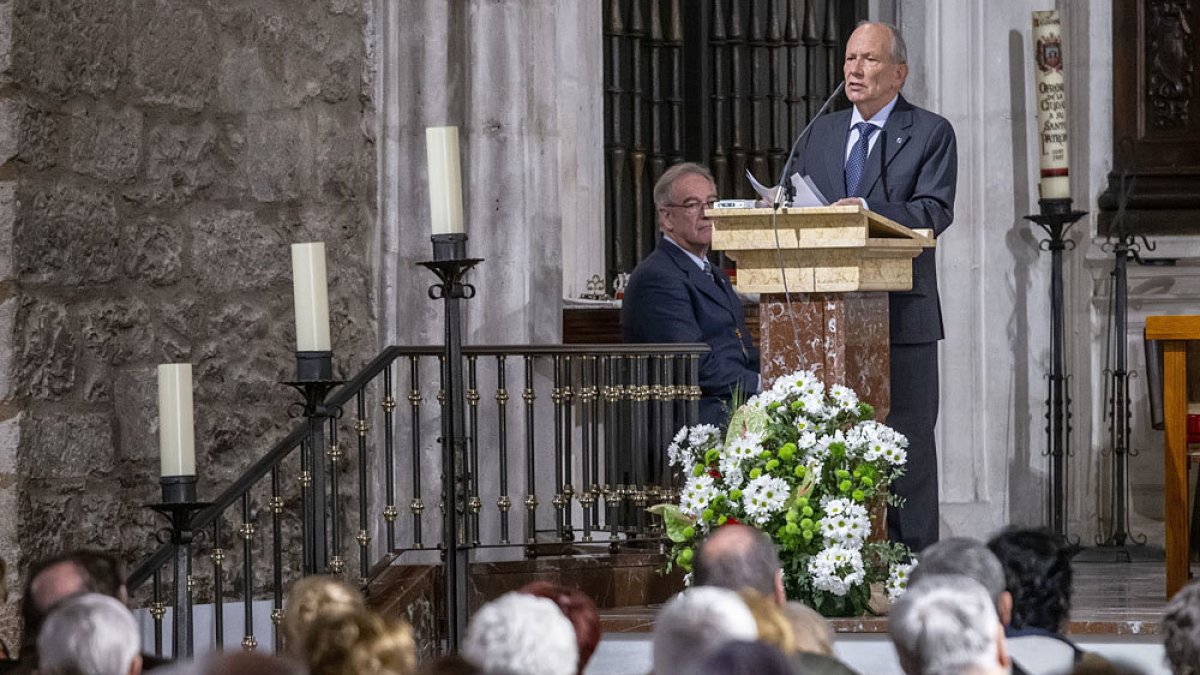 Oda a las puertas de San Lesmes. / SANTI OTERO