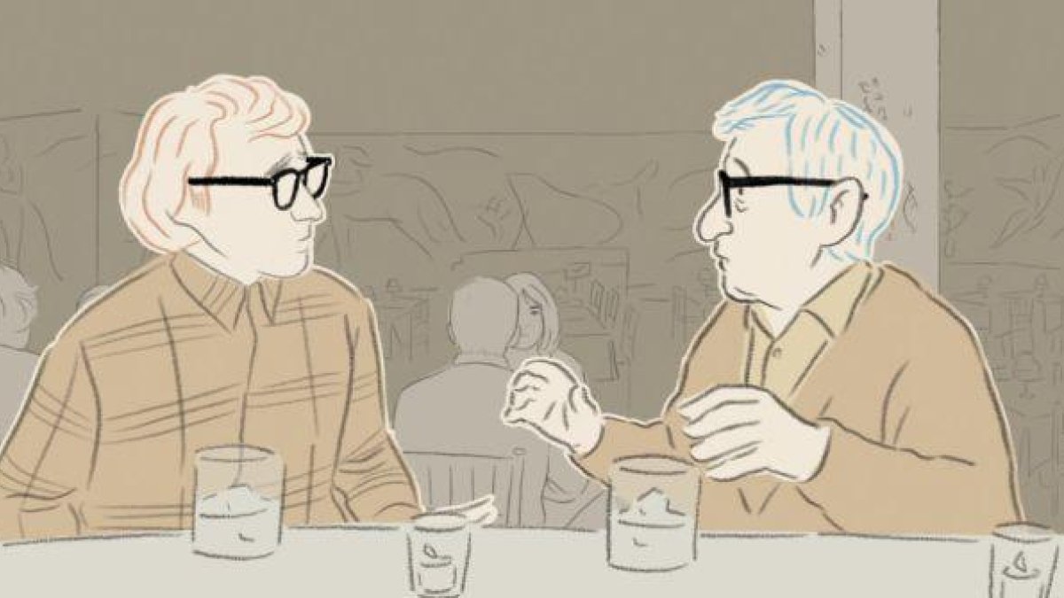 Fotograma de Woody & Woody, que compite por el Goya al mejor corto de animación.-EL PERIÓDICO