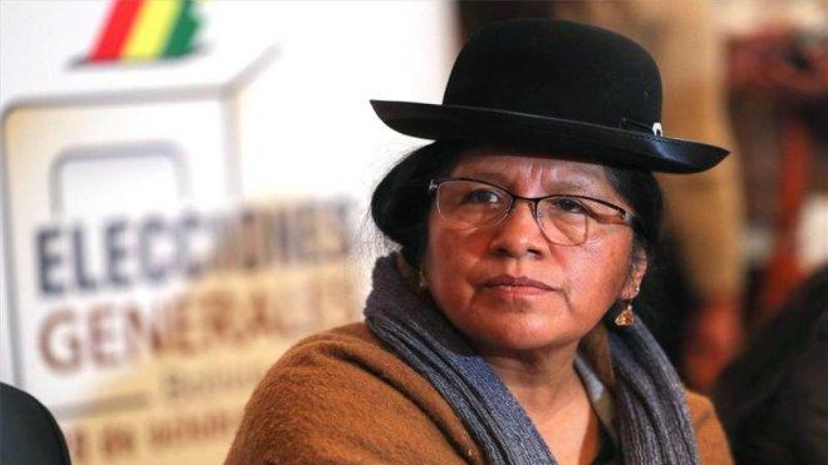 La expresidente del Tribunal Supremo Electoral de Bolivia, María Eugenia Choque Quispe.-EFE
