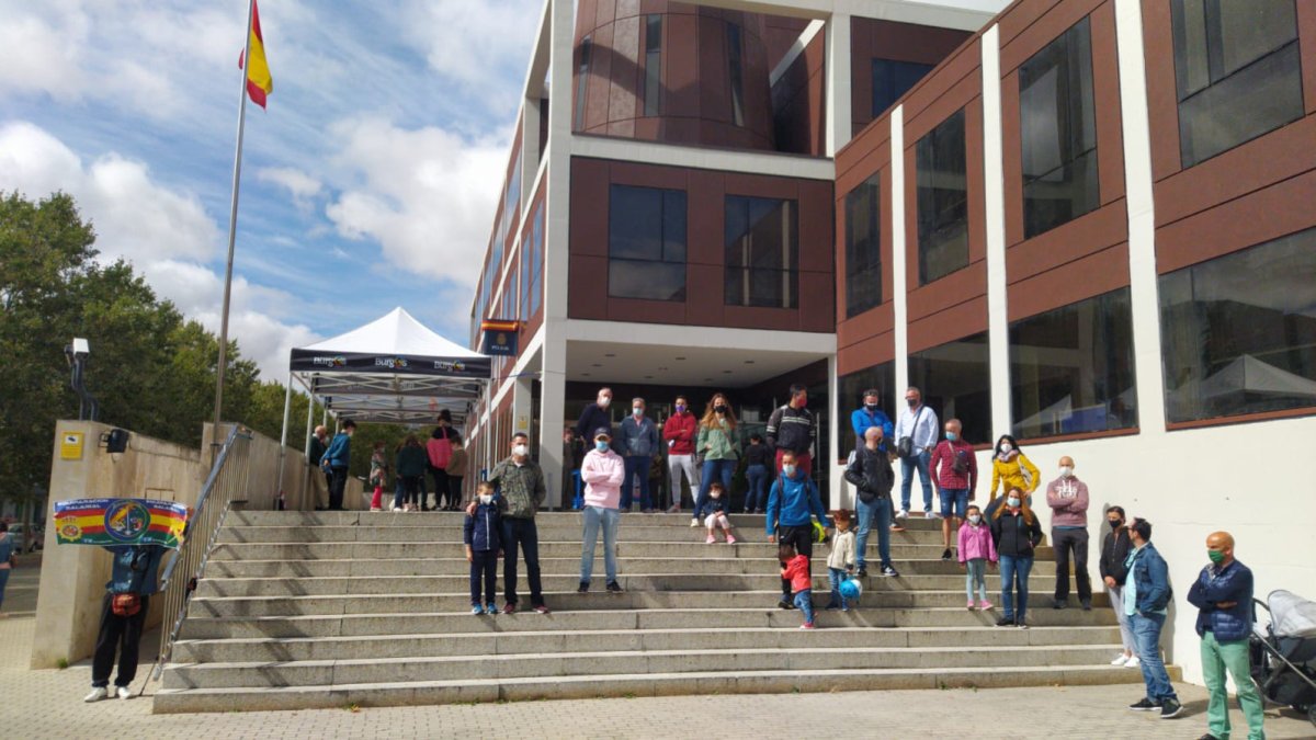 Concentración hoy a mediodía en la Comisaría Provincial de Burgos. ECB
