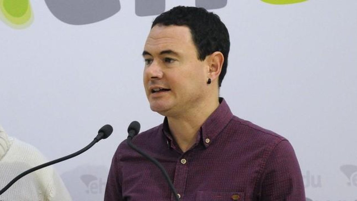 El TSJPV ha archivado la causa abierta contra el presidente de Sortu, Hasier Arraiz, por haber reclamado un 'jaque mate' a la Guardia Civil-EFE / JOSÉ RAMÓN GÓMEZ