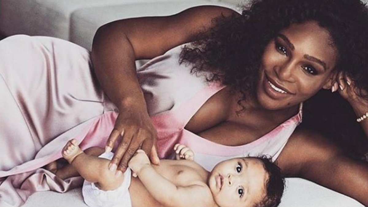 Serena Williams y su hija, en una foto compartida por la tenista en sus redes sociales-/ PERIODICO (INSTAGRAM)