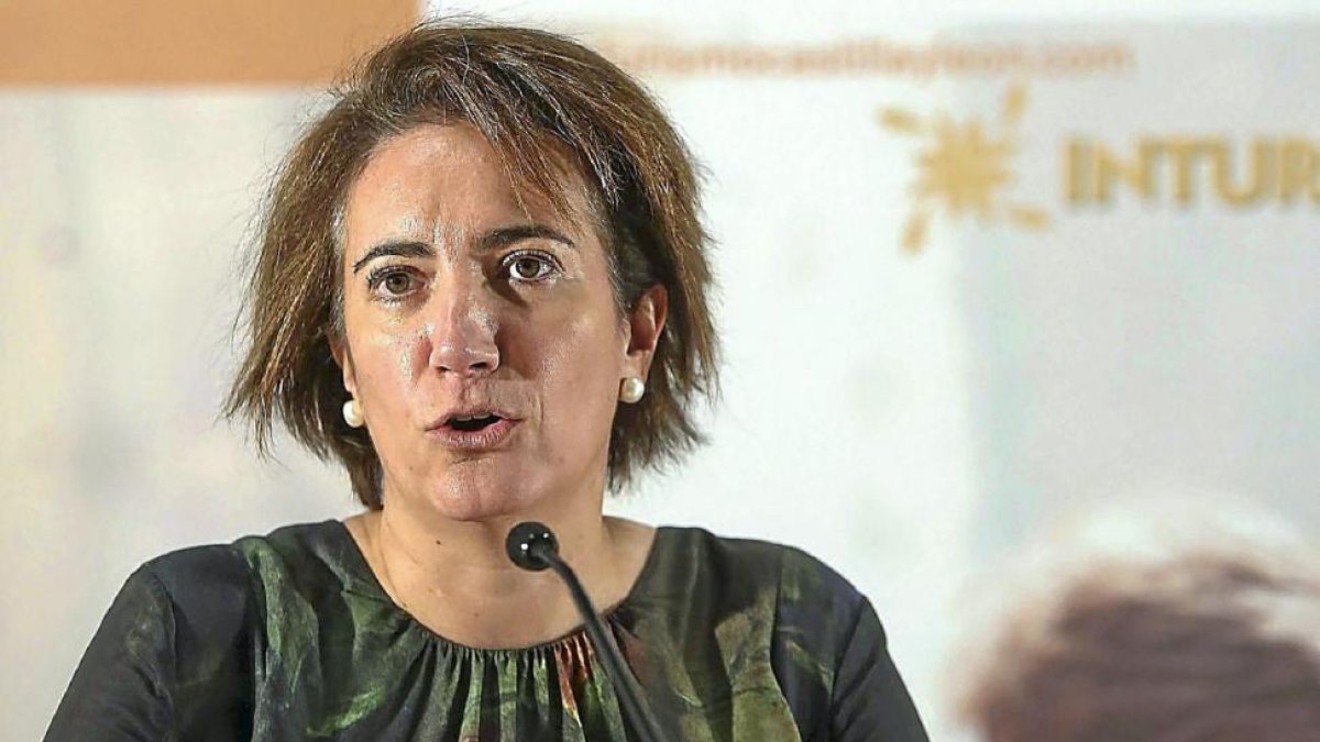 María Josefa García Cirac, ayer en la presentación de Intur.-Ical