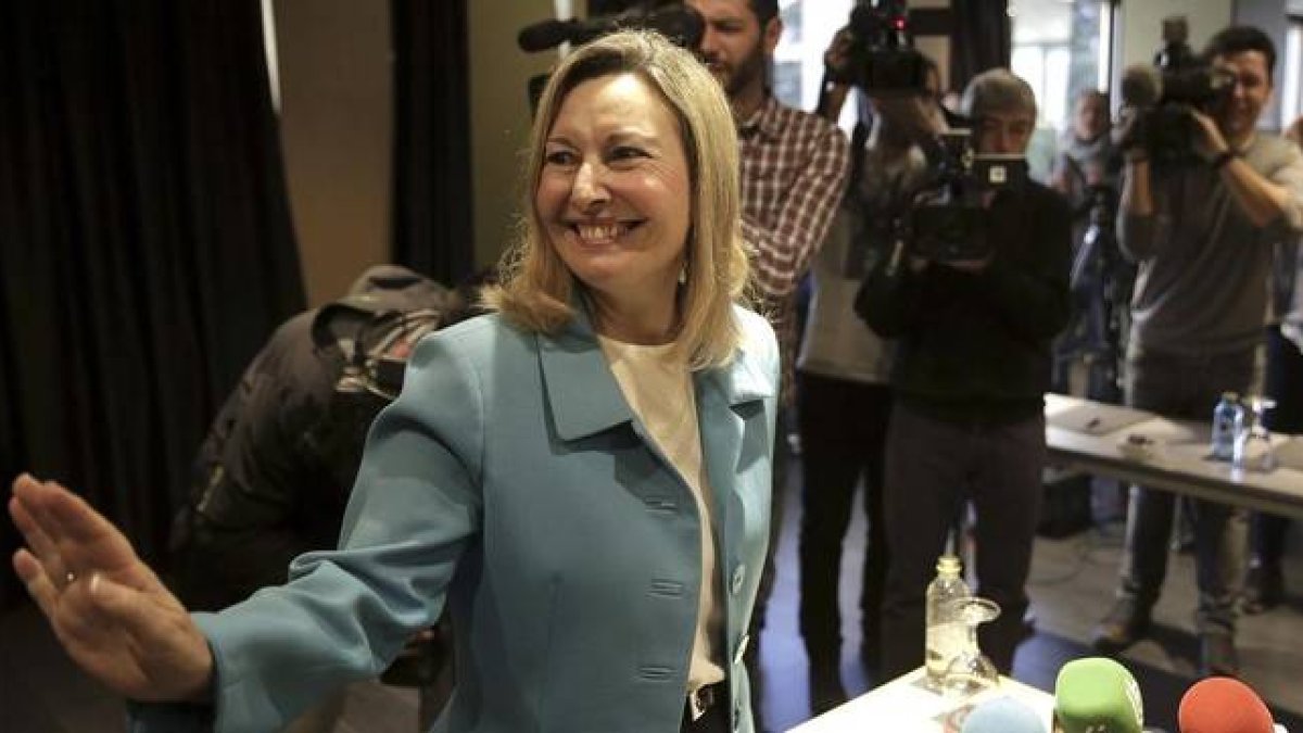 Amparo Valcarce, el pasado 15 de febrero, en Madrid.-Foto: EFE / EMILIO NARANJO