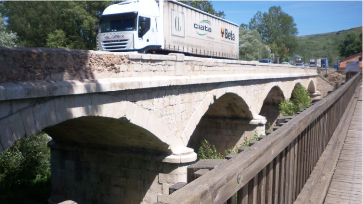 Puente sobre el que se va a actuar. ECB