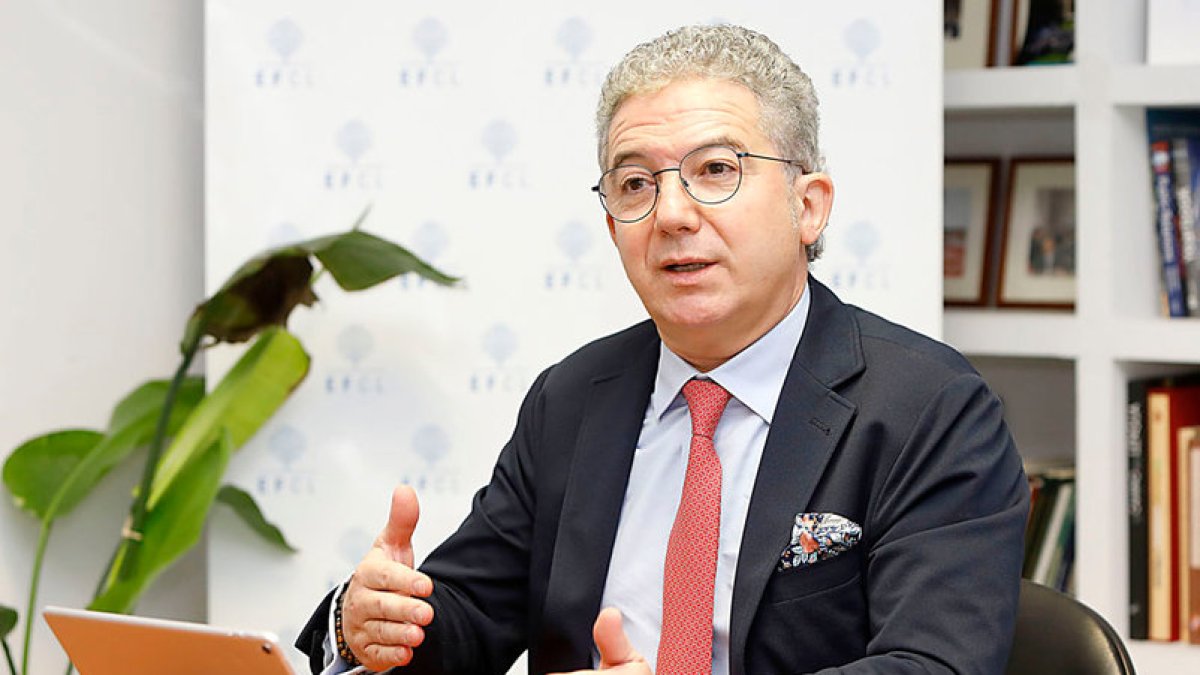 El presidente de Empresa Familiar de Castilla y León, Pedro Palomo. J. M. LOSTAU