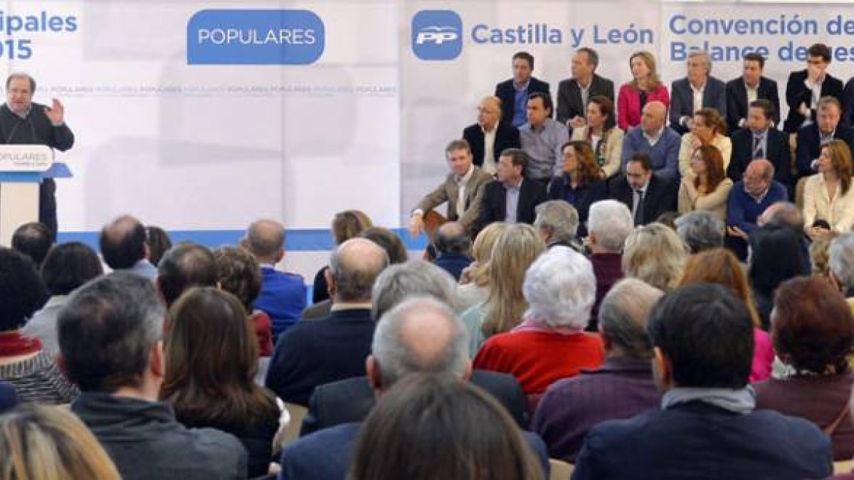 El candidato Herrera presentó el balance de su gestión al frente de la Junta.-ICAL
