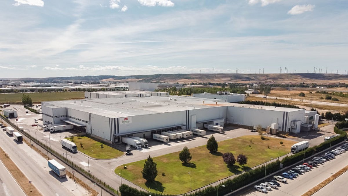 La fábrica de Campofrío Frescos en el polígono de Villalonquéjar. ECB
