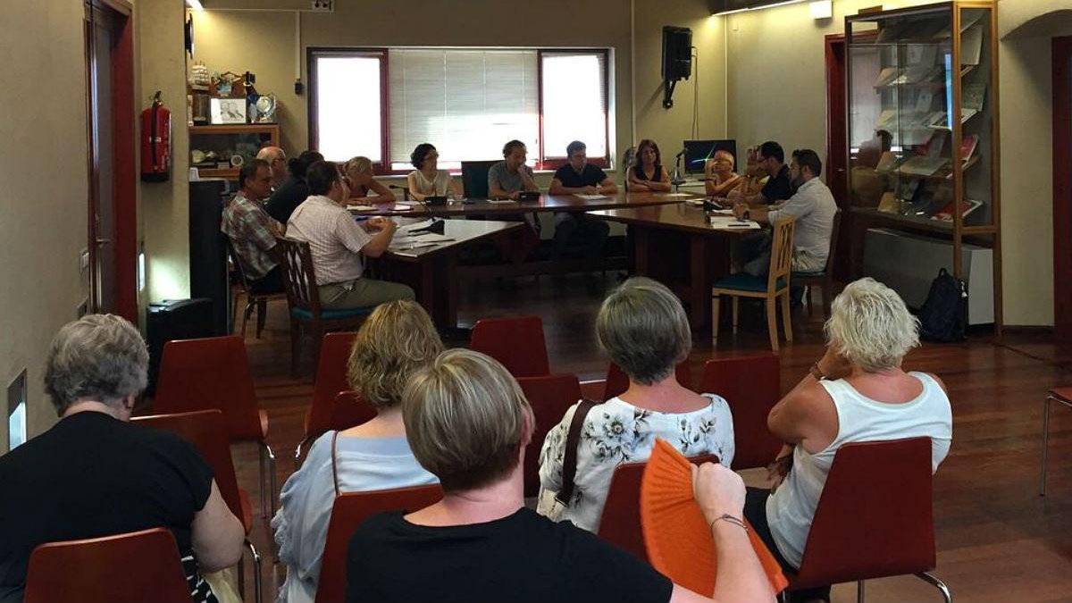 Imagen del pleno de Palafolls. /-RÀDIO PALAFOLLS