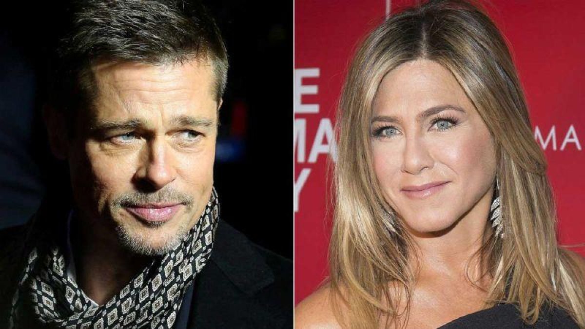 Brad Pitt asiste a la fiesta del 50 cumpleaños de Jennifer Aniston.-EUROPA PRESS