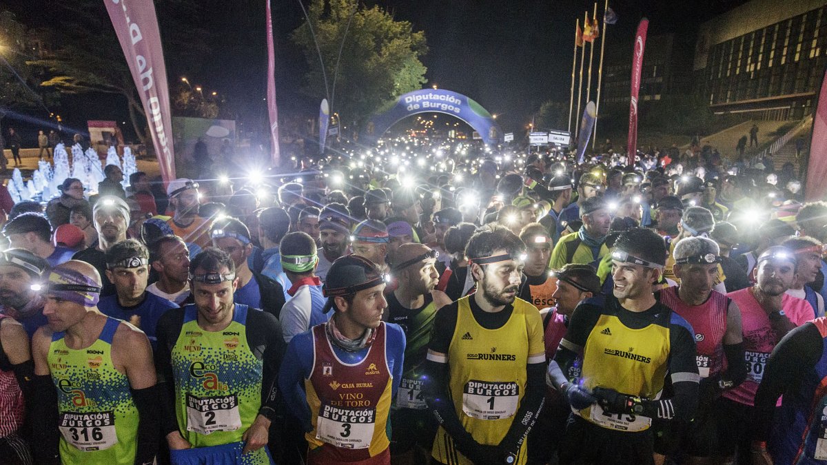 Imagen de la salida de la Nocturna de Modúbar. ECB