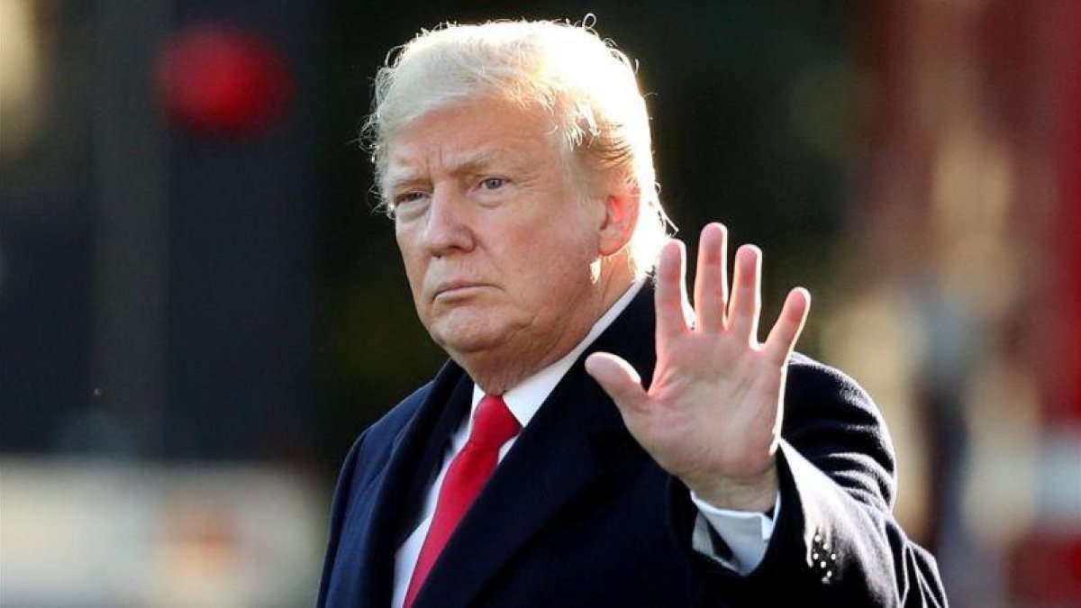 Donald Trump, en la Casa Blanca, el 24 de octubre del 2018.-REUTERS