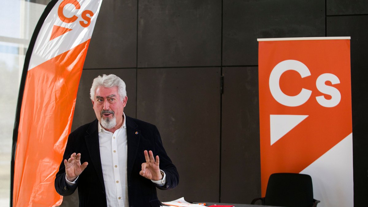 José Ignacio Delgado, candidato a procurador por la provincia de Burgos. TOMÁS ALONSO
