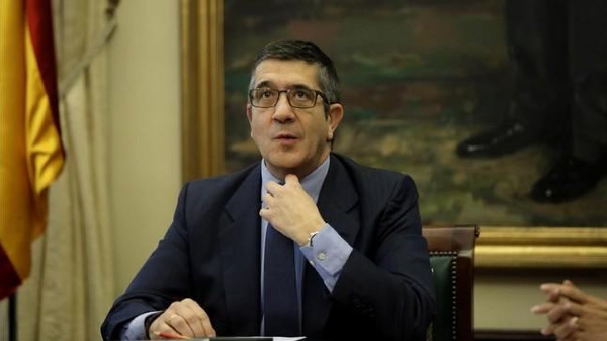 El presidente del Congreso, Patxi López, la semana pasada.-